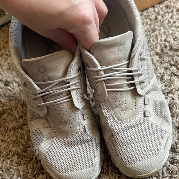 On Running Cloud Sneakers in Light Beige - Picture 8 of 9